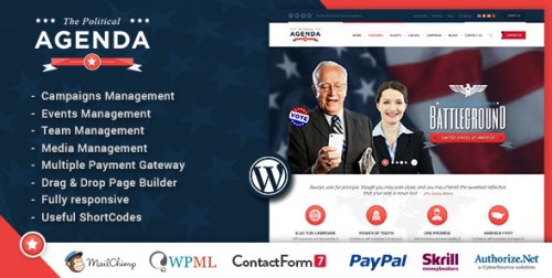 Agenda - Political Responsive WordPress Theme