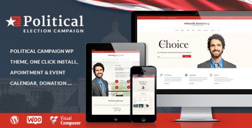 Candidate - Political / Non-profit WordPress Theme