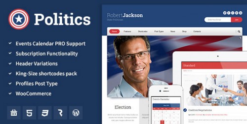 Politics - Election Campaign Political WP Theme