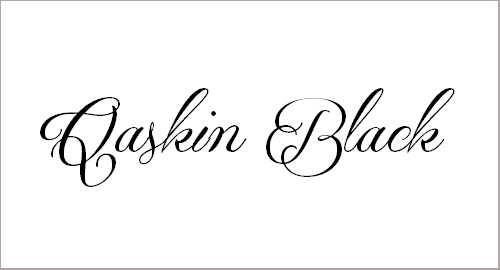 Qaskin Black Personal Use Font